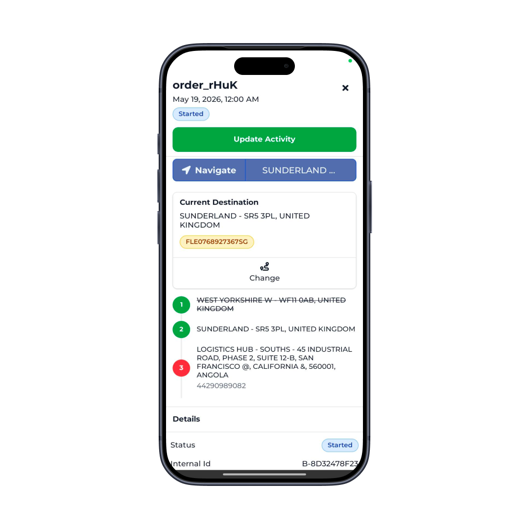 Real Time Order Management